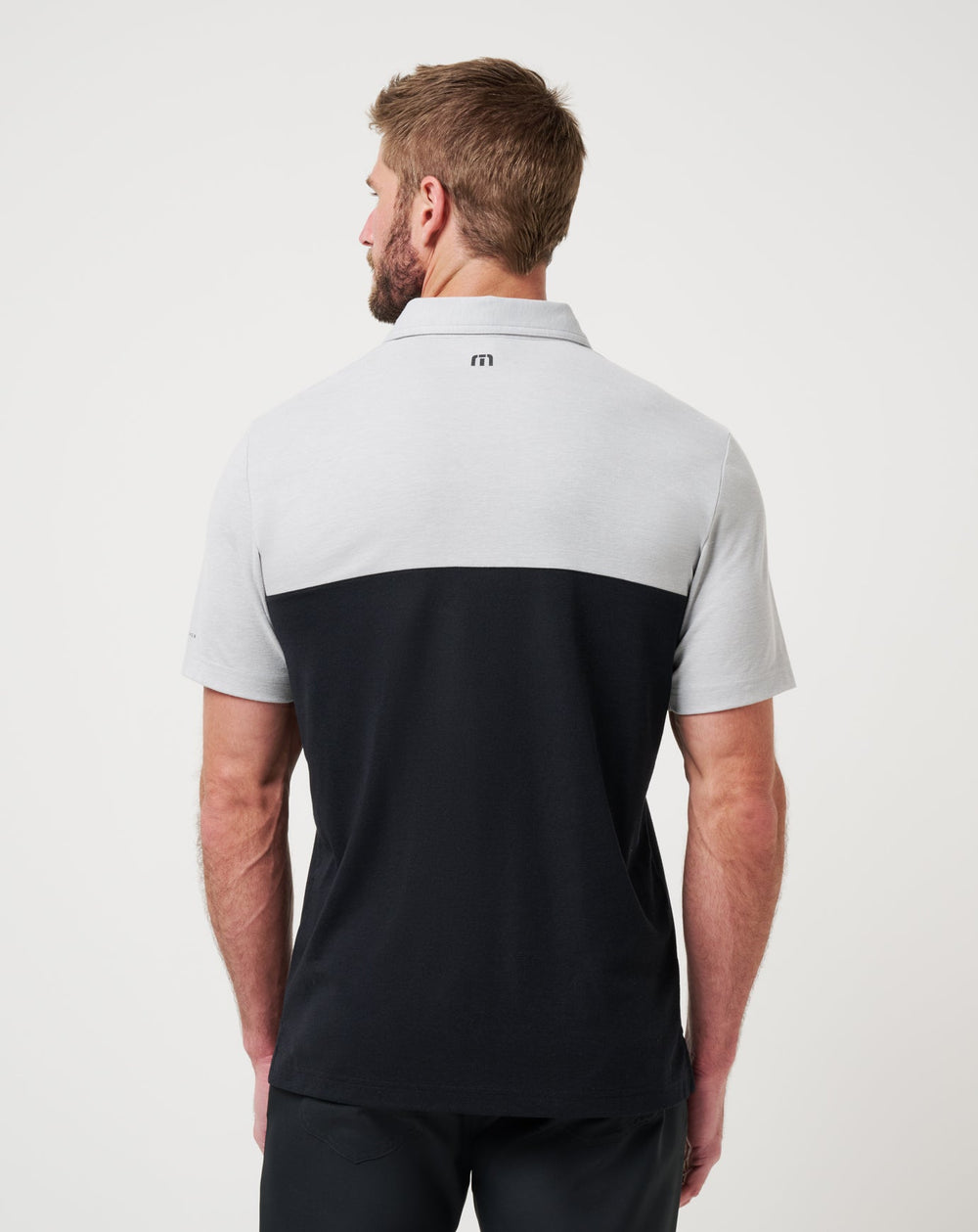 UT Austin Drop Back Polo New/Heather Grey/Black