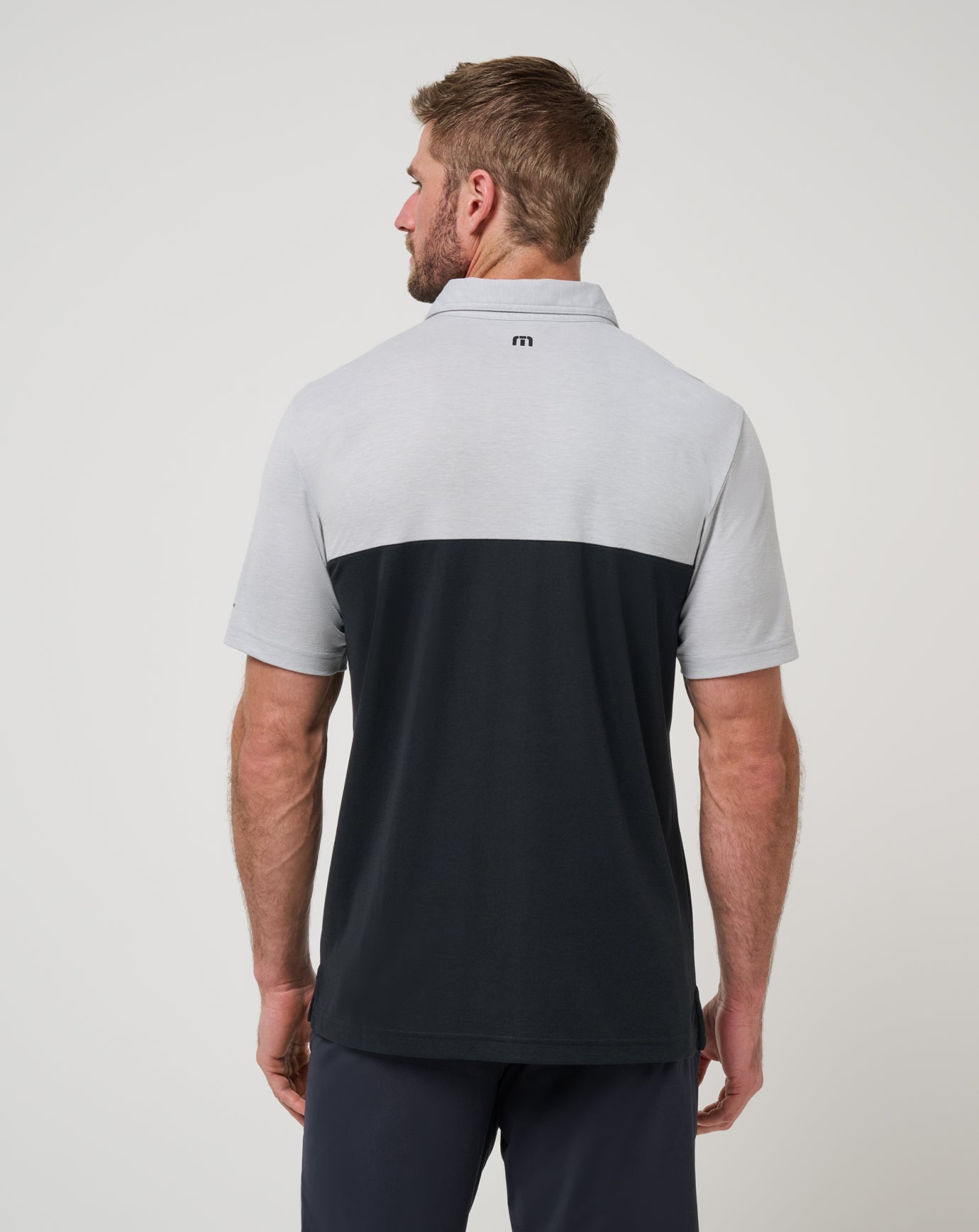 Utah Drop Back Polo New/Heather Grey/Black