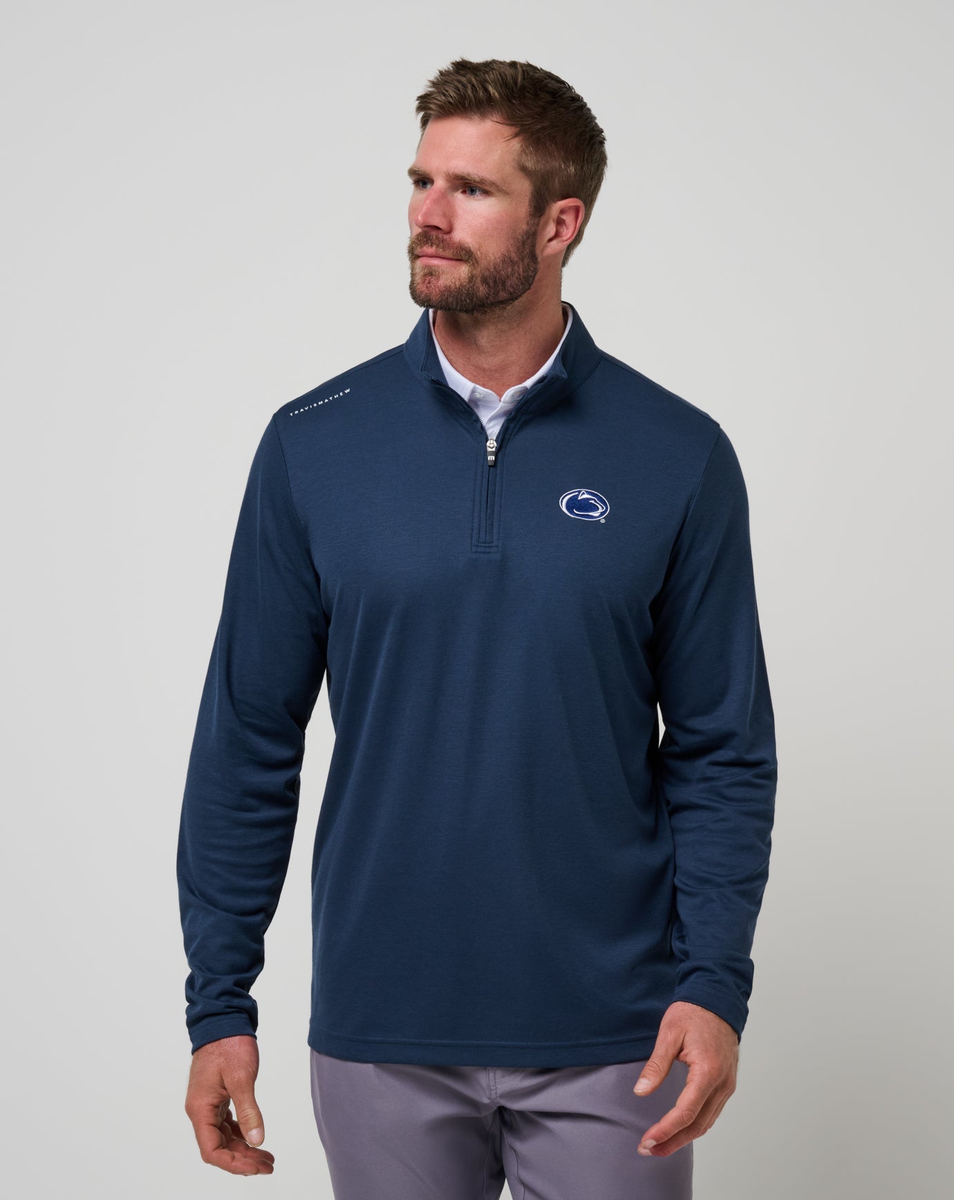 PSU Time To Tailgate Quarter Zip New/Navy