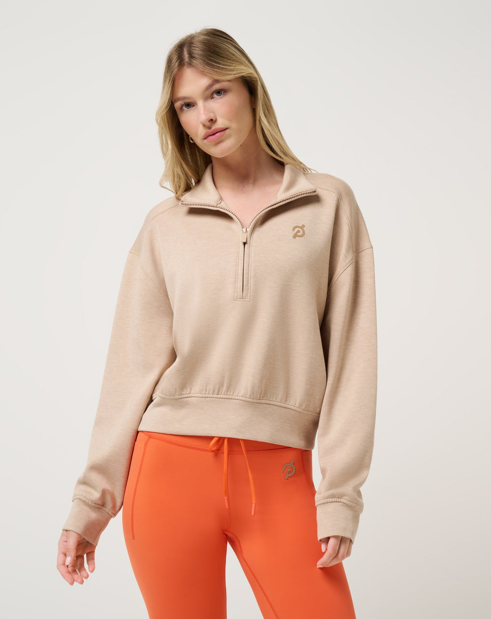 Overnight Trip Half Zip New/Heather Burro