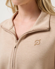 Overnight Trip Half Zip New/Heather Burro