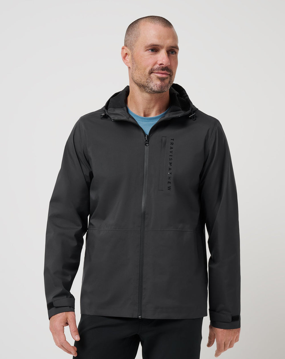 Shore Side Full Zip New/Black