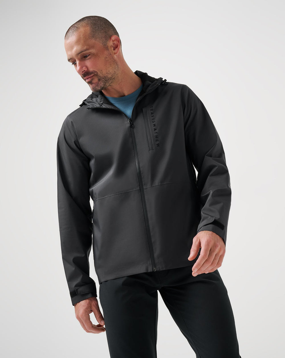 Shore Side Full Zip New/Black