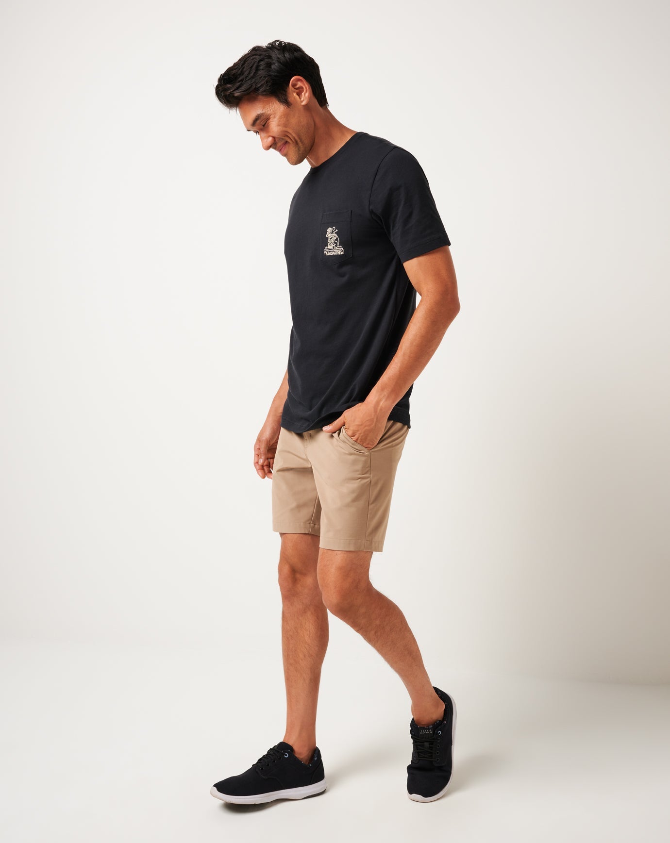 Lost Cave Pocket Tee Men/Black