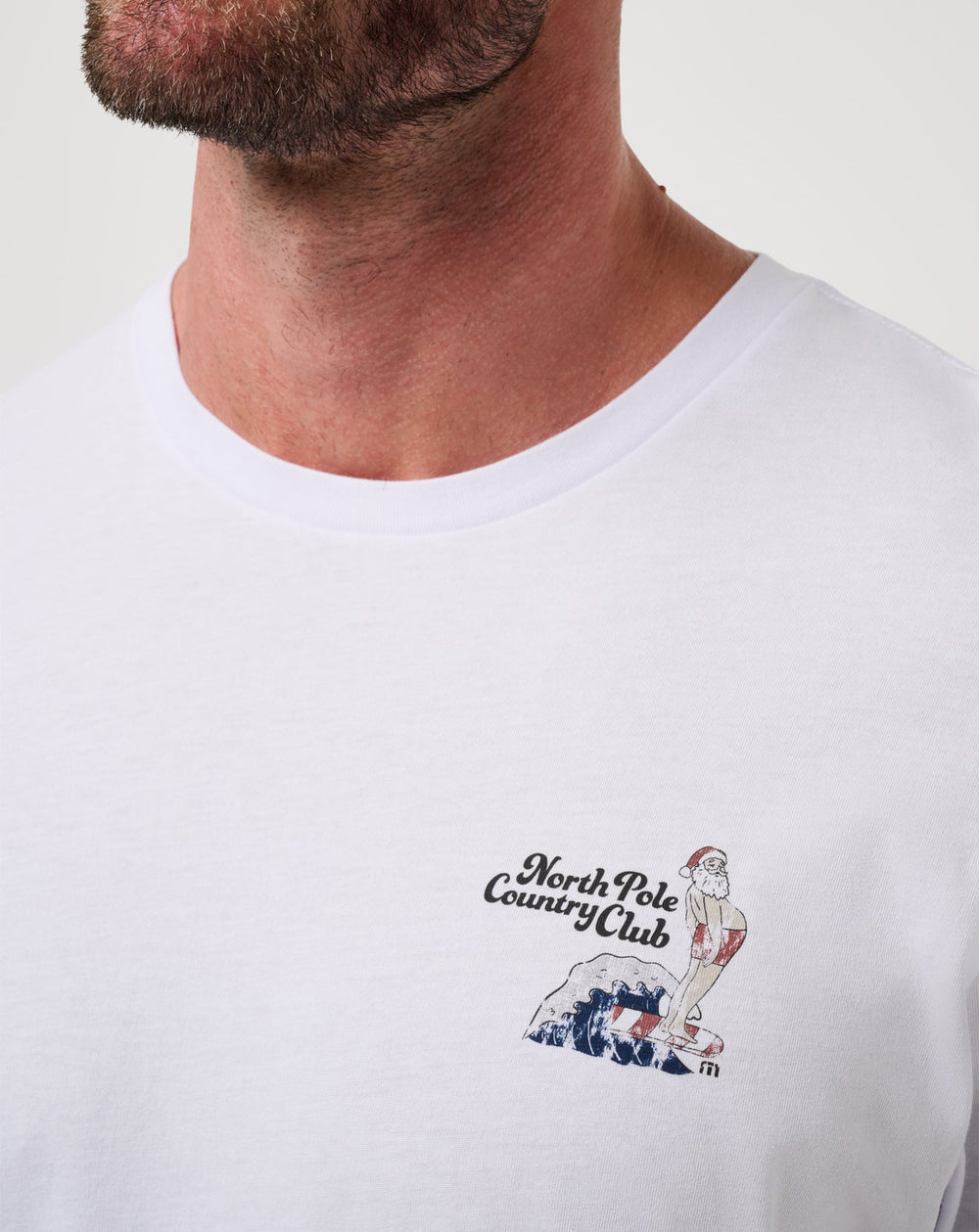 Holly Jollies Tee Men/White