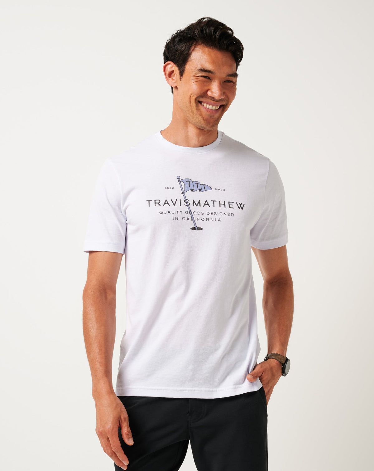 Worth A Shot Tee Men/White