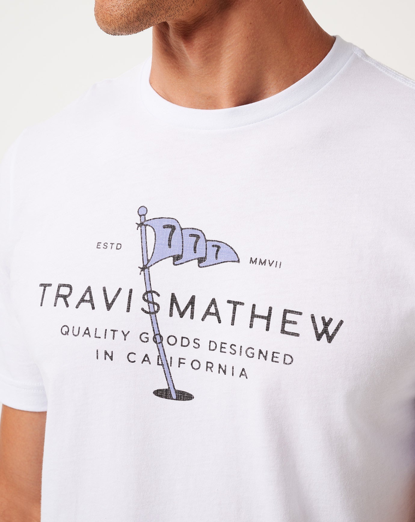 Worth A Shot Tee Men/White