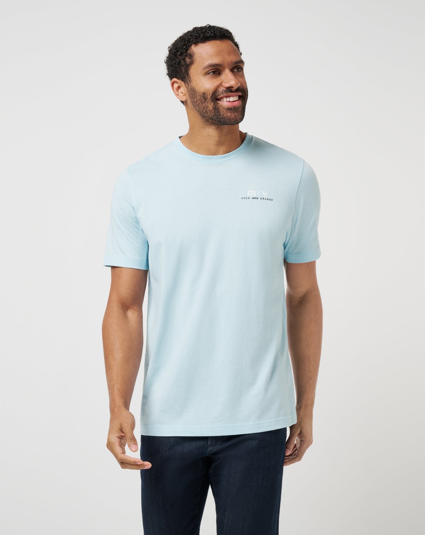 Maple Tree Tee Men|New/Cory Blue