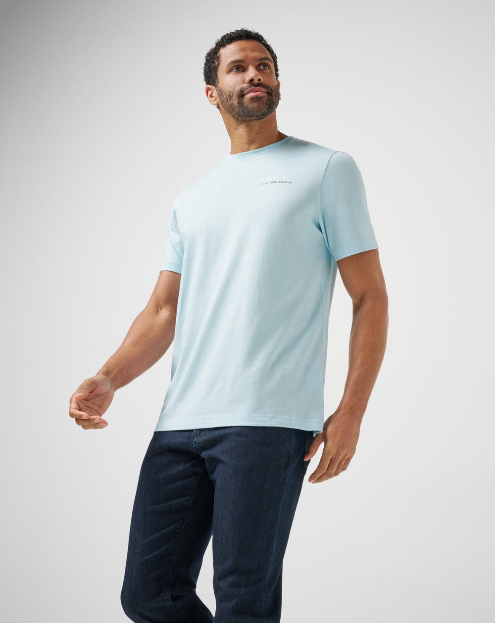 Maple Tree Tee Men|New/Cory Blue
